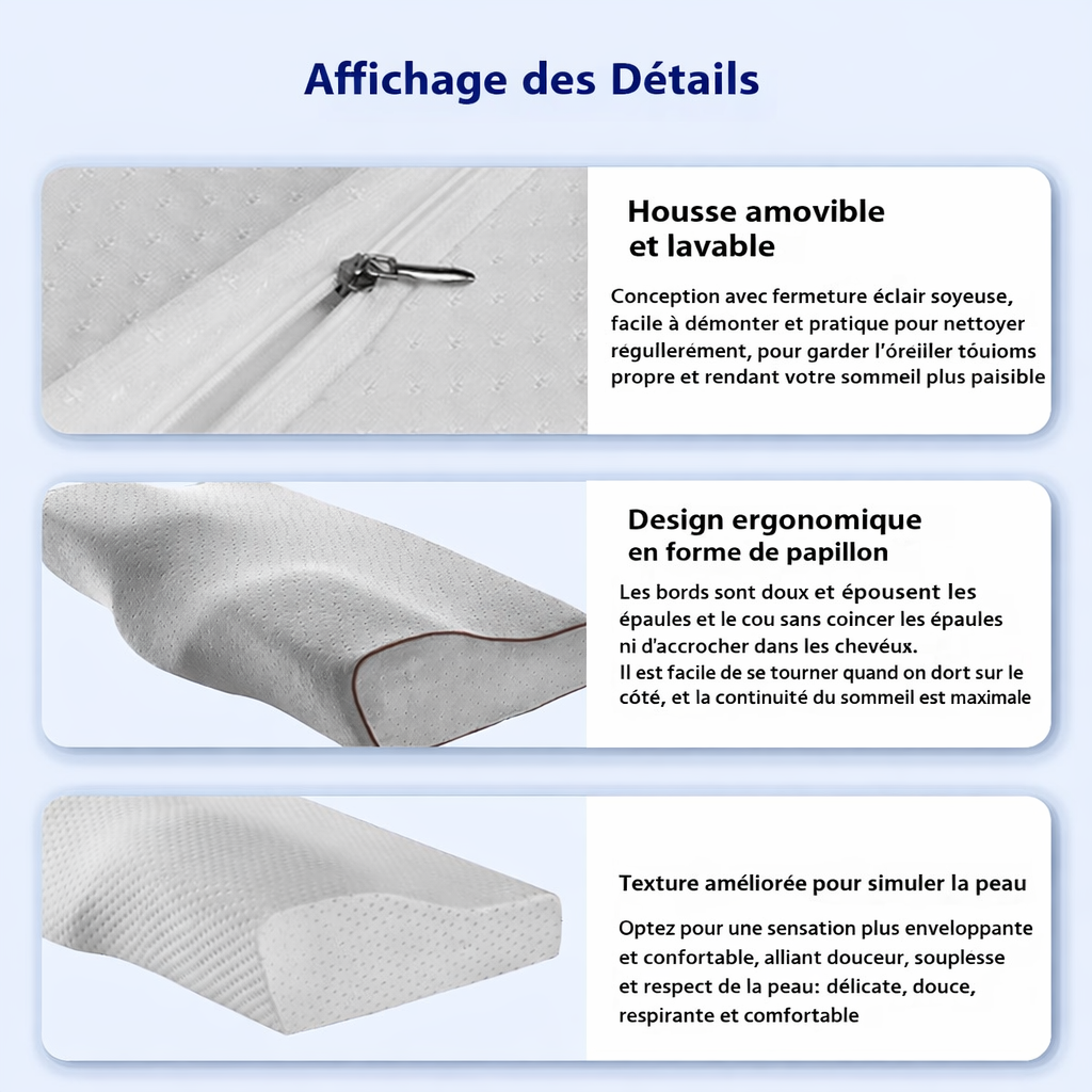 Coussin à mémoire de forme "Le Classique"